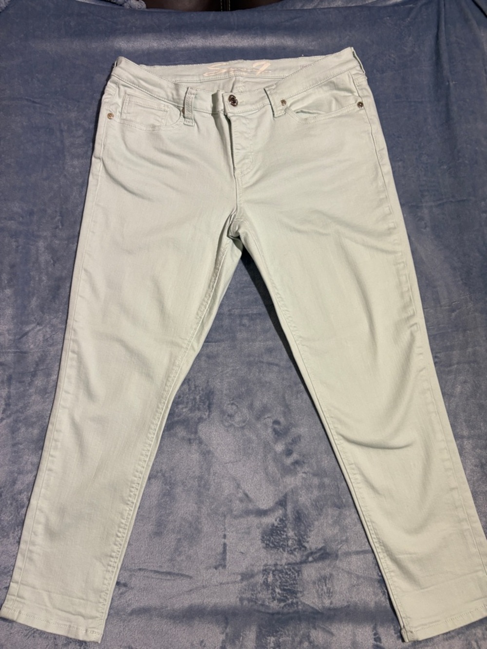 Seven7 Straight-Leg Jeans in Light Mint